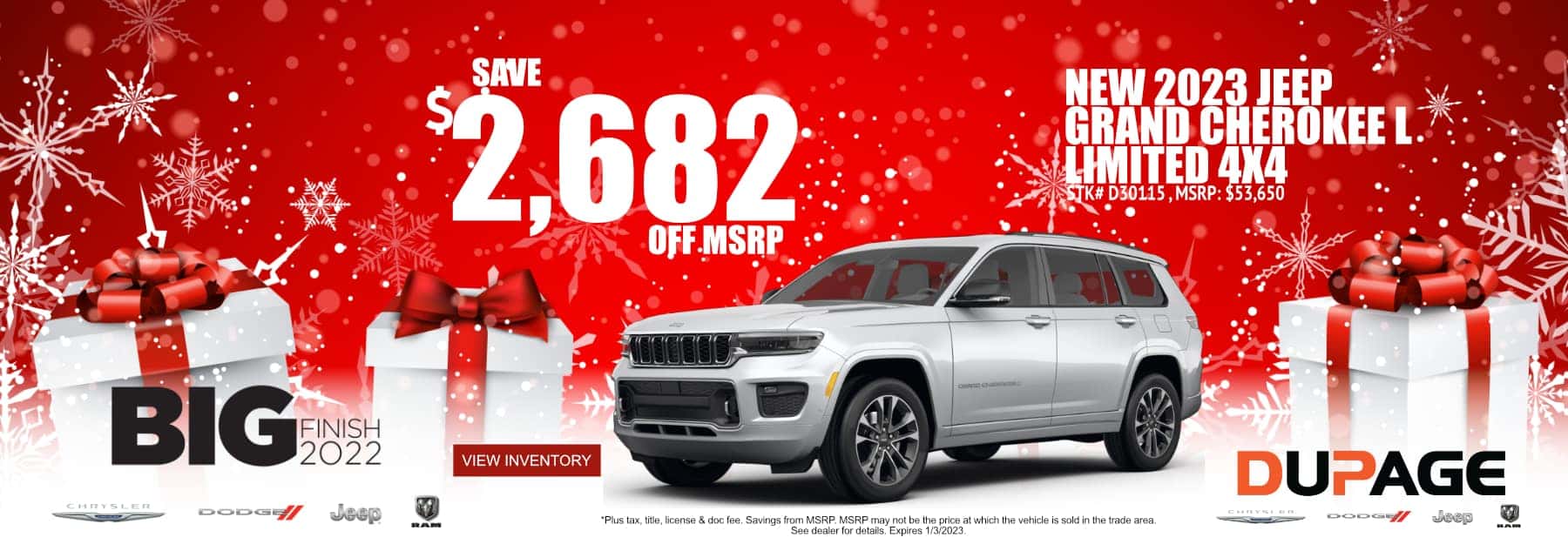 DuPage Chrysler Dodge Jeep RAM CDJR Dealer in Glendale Heights, IL