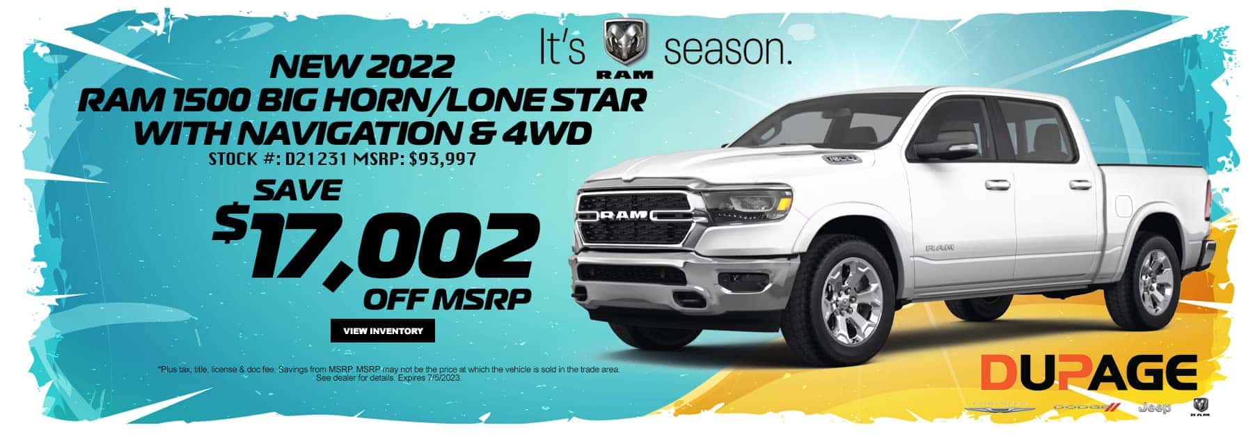 Used, PreOwned Auto Specials DuPage CDJR serving St. Charles