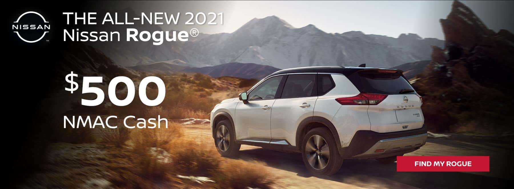 2021 Nissan Rogue $500 NMAC Cash