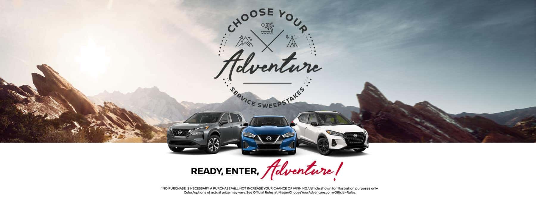 Nissan Choose Your Adventure Sweepstakes
