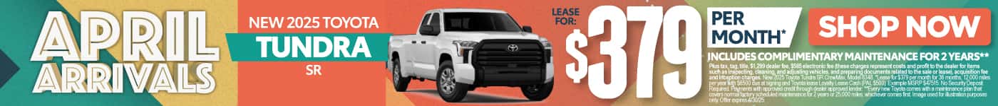 New 2025 Tundra SR 