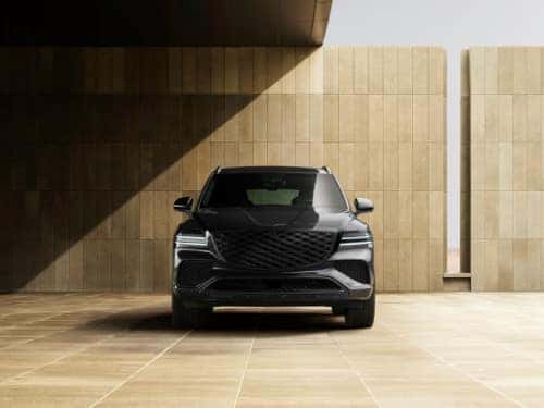 front view of the GV80 BLACK