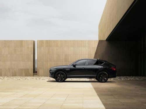 side view of the GV80 BLACK