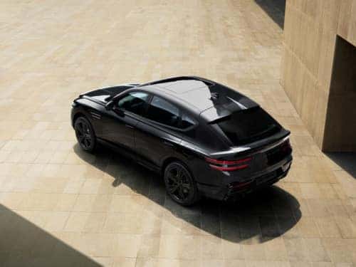 top down view of the GV80 BLACK