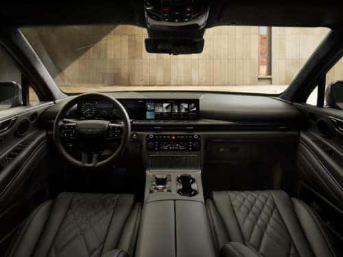 interior of the GV80 BLACK AND GV80 COUPE BLACK