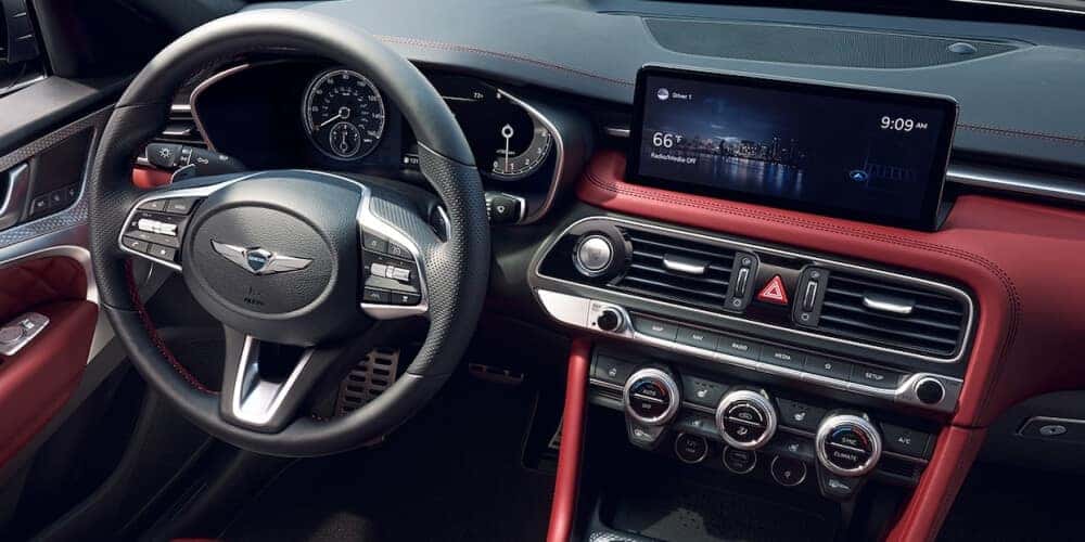 2022 Genesis G70 Interior Of