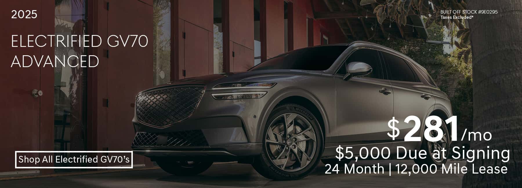 best deals on Electrified GV70 in Denver