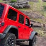 2023 Jeep Wrangler off-roading near Hebert's Town and Country Chrysler Dodge Jeep Ram in Shreveport, LA