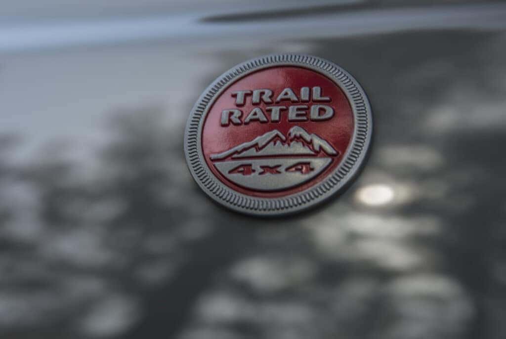 2025 Jeep Compass with the Trail-Rated badging.