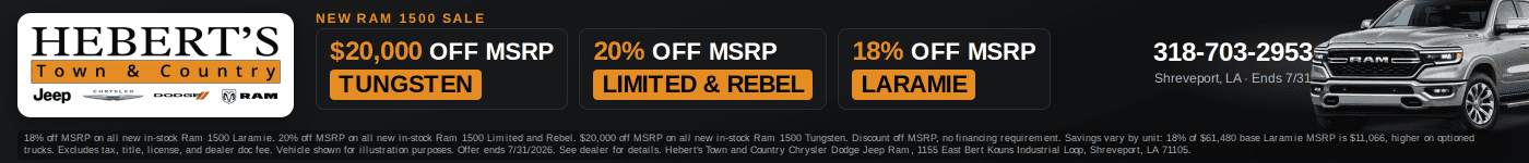 ram july offers