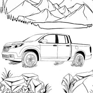 honda accord coloring pages