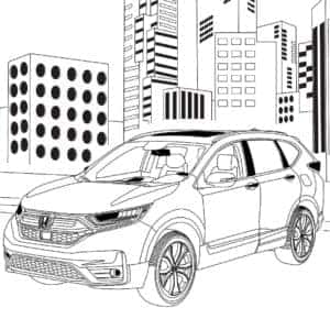 honda accord coloring pages