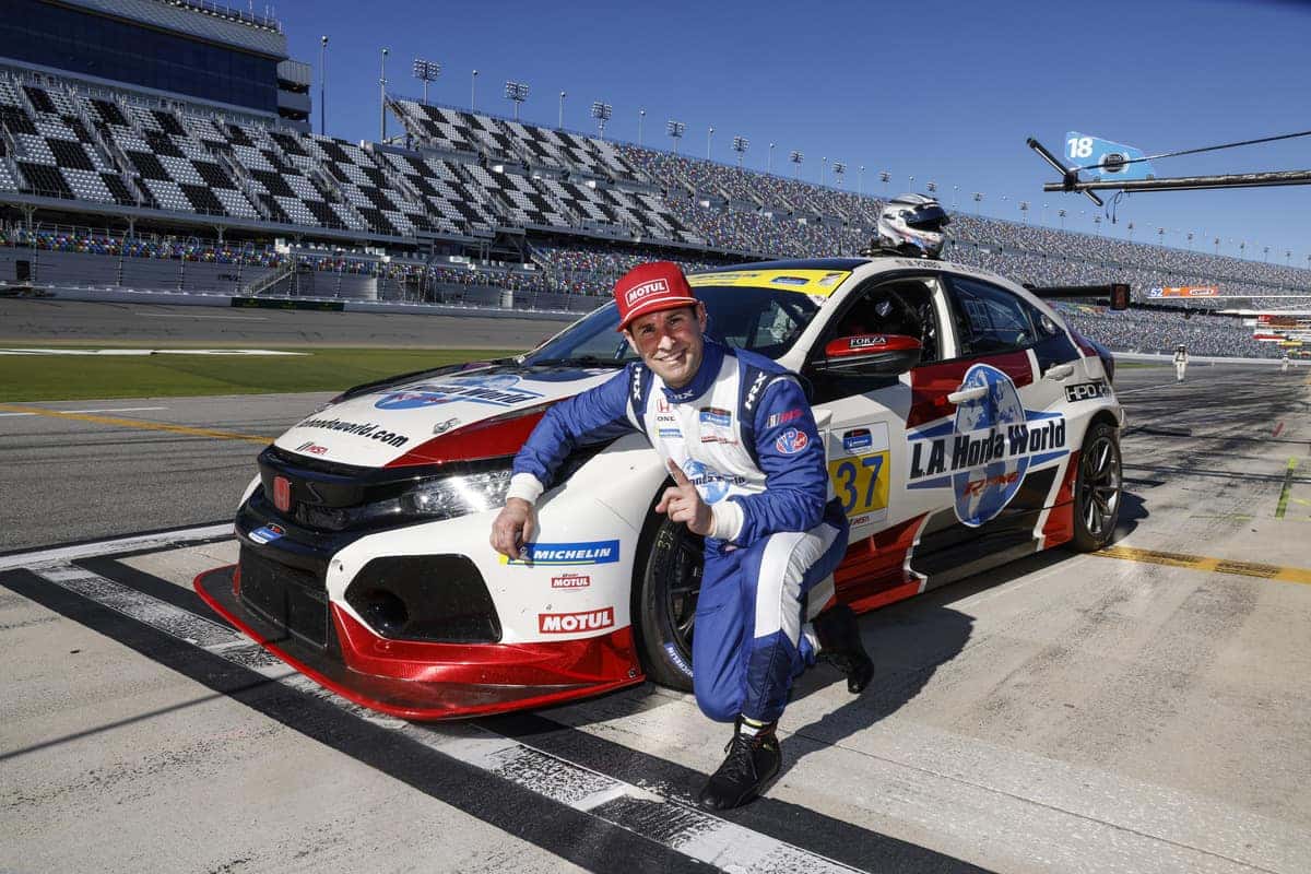 Daytona International Speedway P2 for LA Honda World Racing Honda
