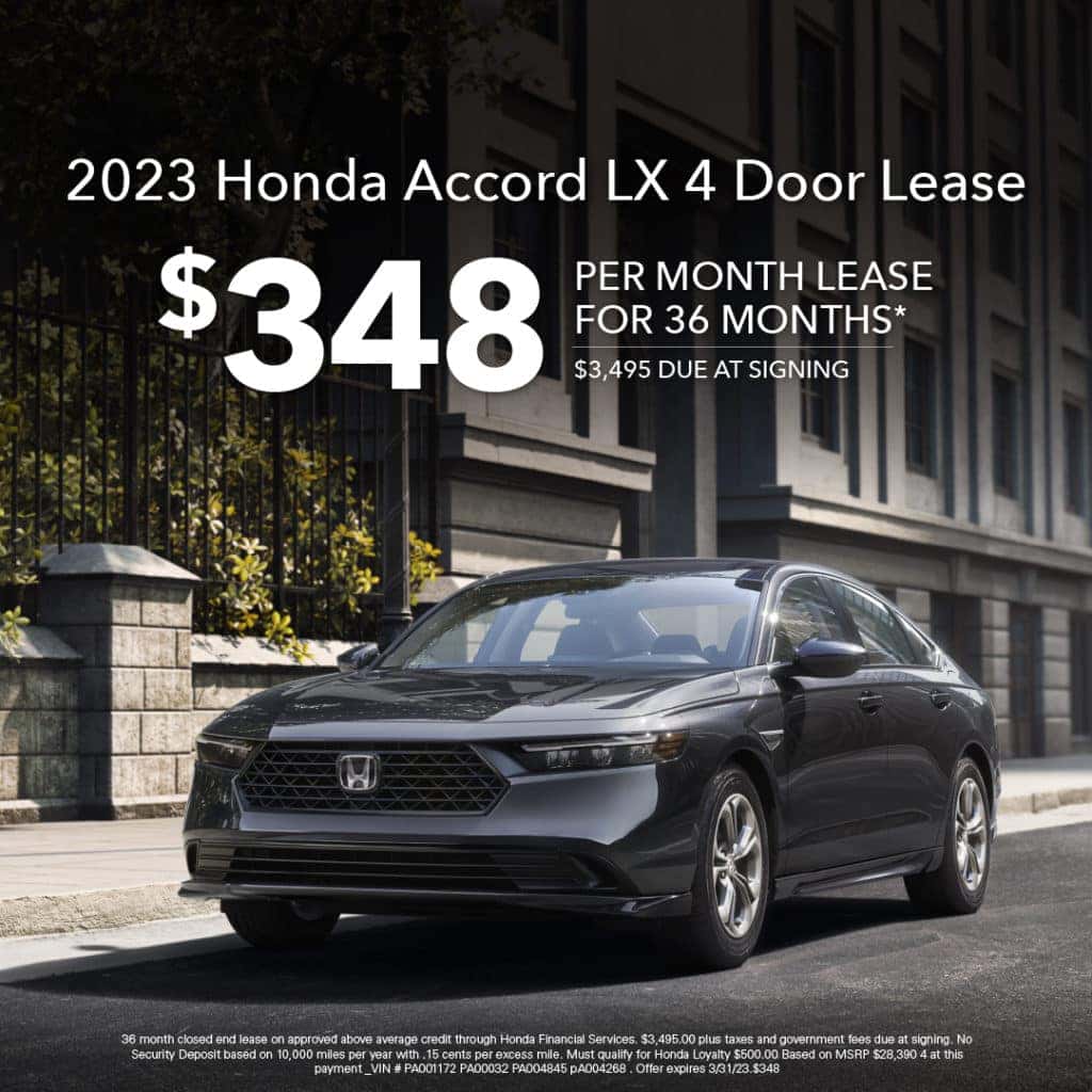 2023 Accord LX Lease Special