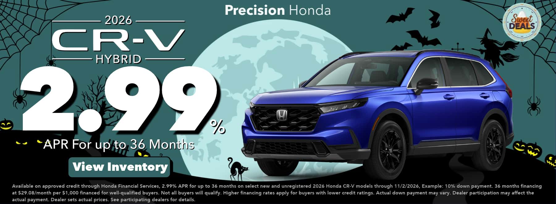 2.99 apr cr-v hybrid finance