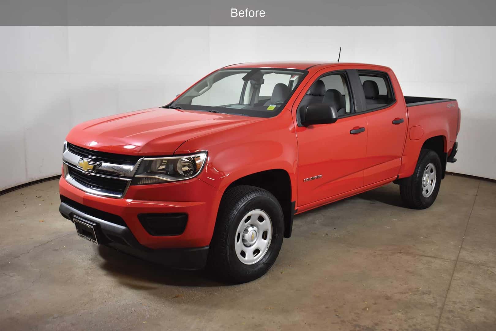 Red Colorado Slider Before
