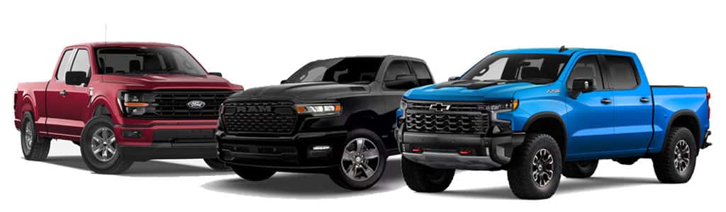 Chevy Silverado Ram 1500 Ford F150