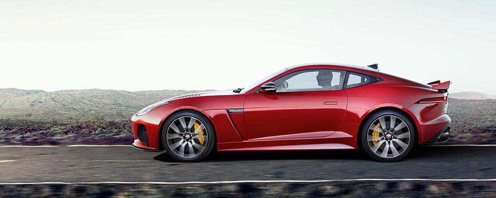 jaguar f type coupe r red