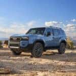 2027 Land Cruiser quartering toward on sand