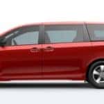 2020 Toyota Sienna in Salsa Red Pearl