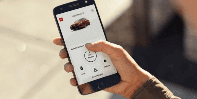 remote start toyota camry 2020