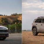 Corolla Cross and RAV4 side by side