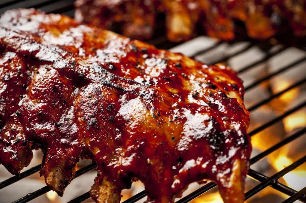 Ribs on Grill Barbecue