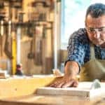 Woodworking is a great indoor hobby.