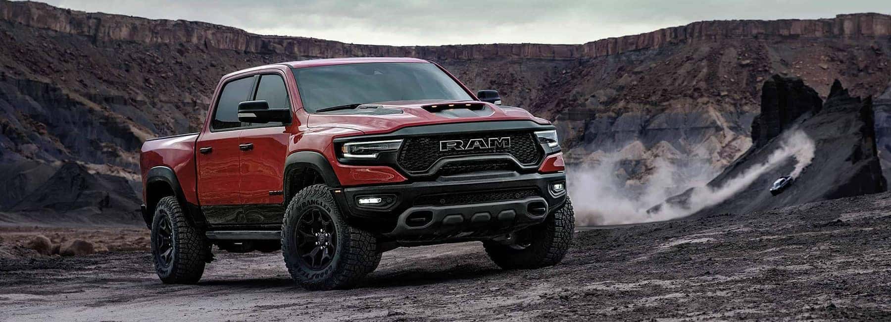 2023 RAM 2500 parked on dirt road