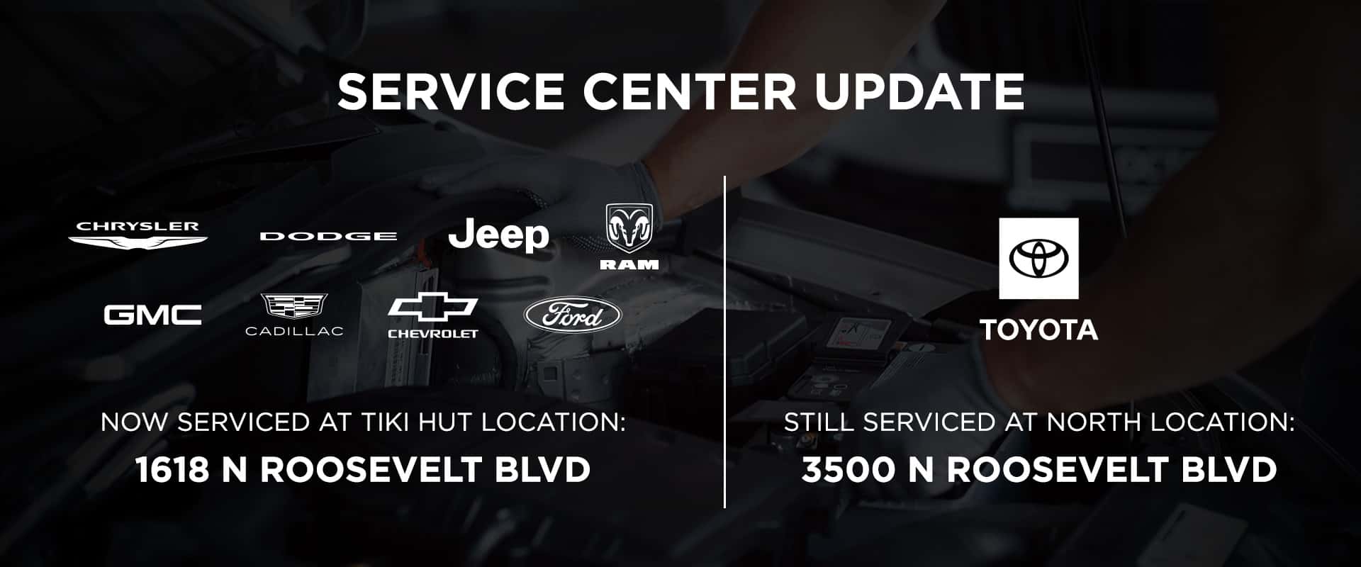 Service Center Updates