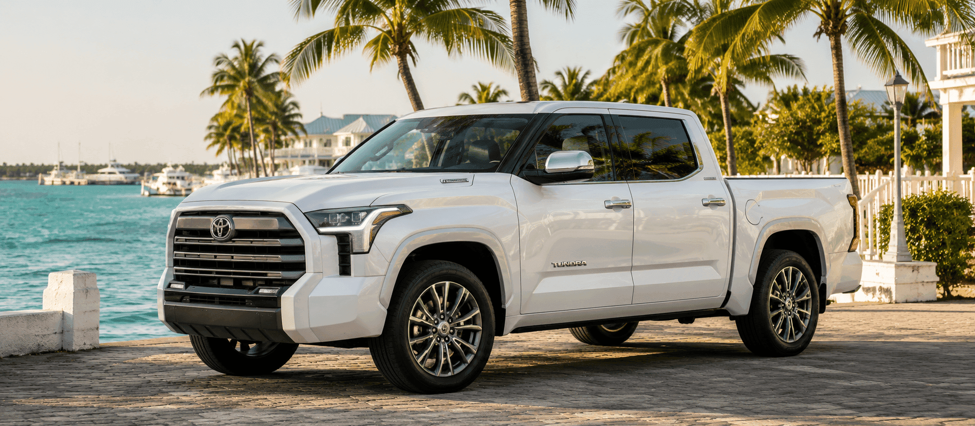 Spacious 2026 Toyota Tundra CrewMax cabin with premium seating and rear passenger room