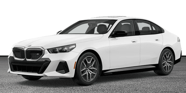 white BMW i5 M60