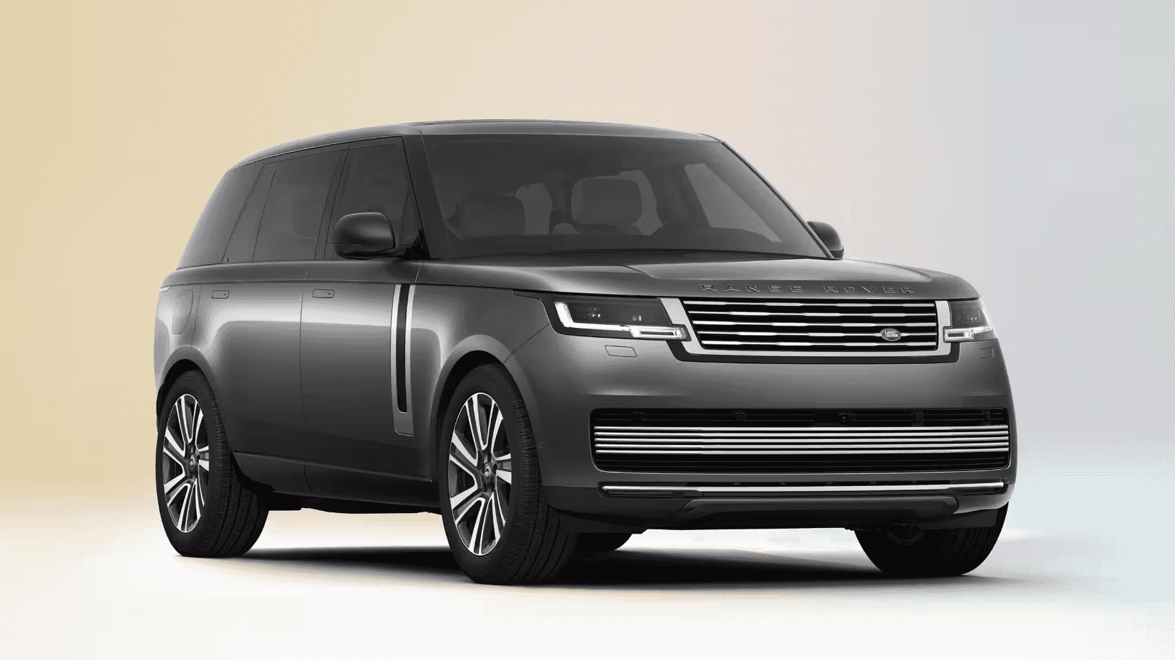 Front and side view of the 2024 Range Rover SV