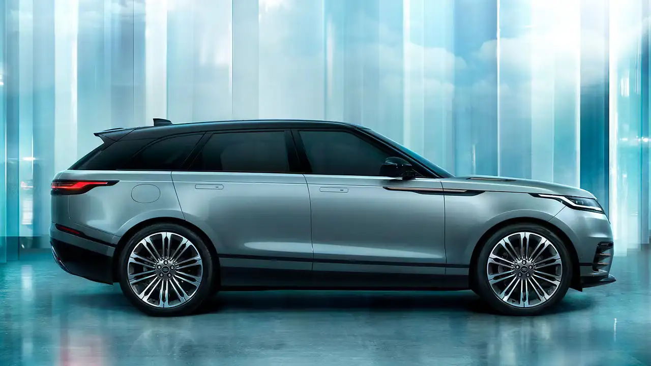 A dynamic image of the 2026 Range Rover Velar S.