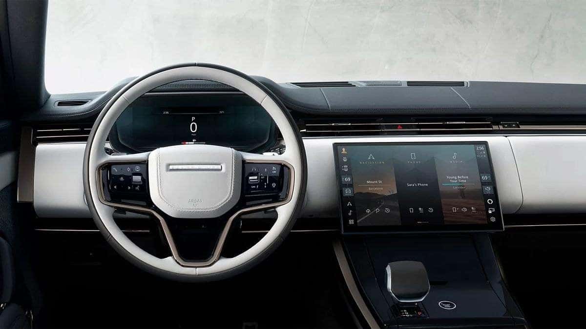 2026 Range Rover Sport Autobiography interior with 22-way massage seats