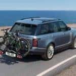 Land Rover Range Rover driving on road
