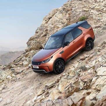 2018 Land Rover Discovery orange exterior