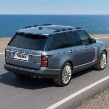 2019 Range Rover on the road