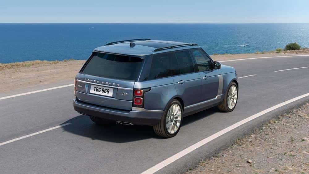2019 Range Rover on the road