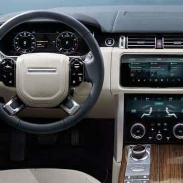 2019 Range Rover front interior features