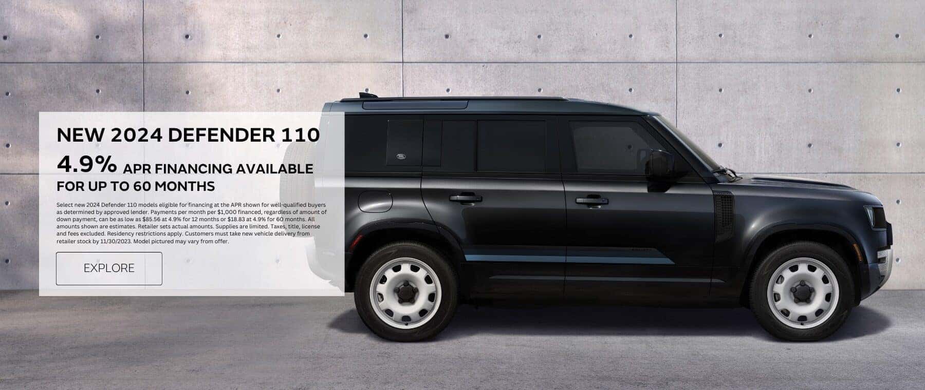 NEW 2023 – 2024 DEFENDER 110