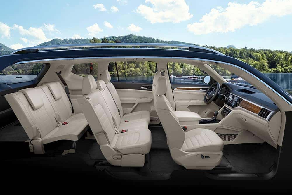 2019 Volkswagen Atlas Interior Features Third Row SUV