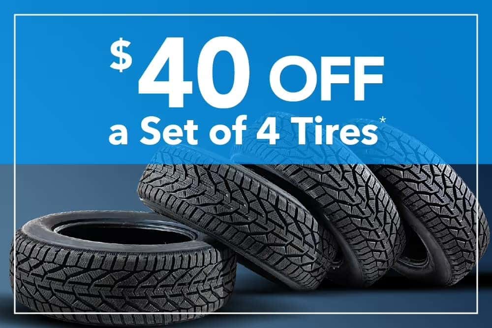 $40 Off on any set of (4) Tires We have the tires that you need. We offer Original Equipment, Alternative Equipment and Aftermarket Tires that fit your Honda. *Must present coupon at time of write up. See service advisor for complete details. May not be combined with any other coupon. Only valid at Culver City Honda. Exp 4/30/25
