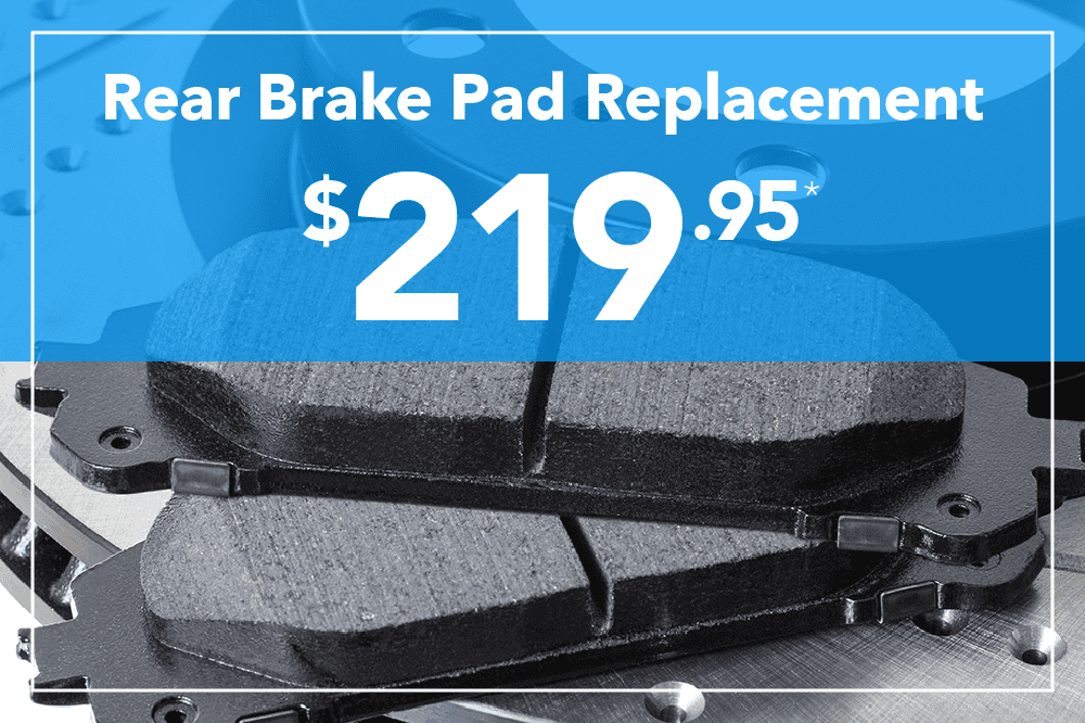 $219.95 Rear Brake Pad Replacement