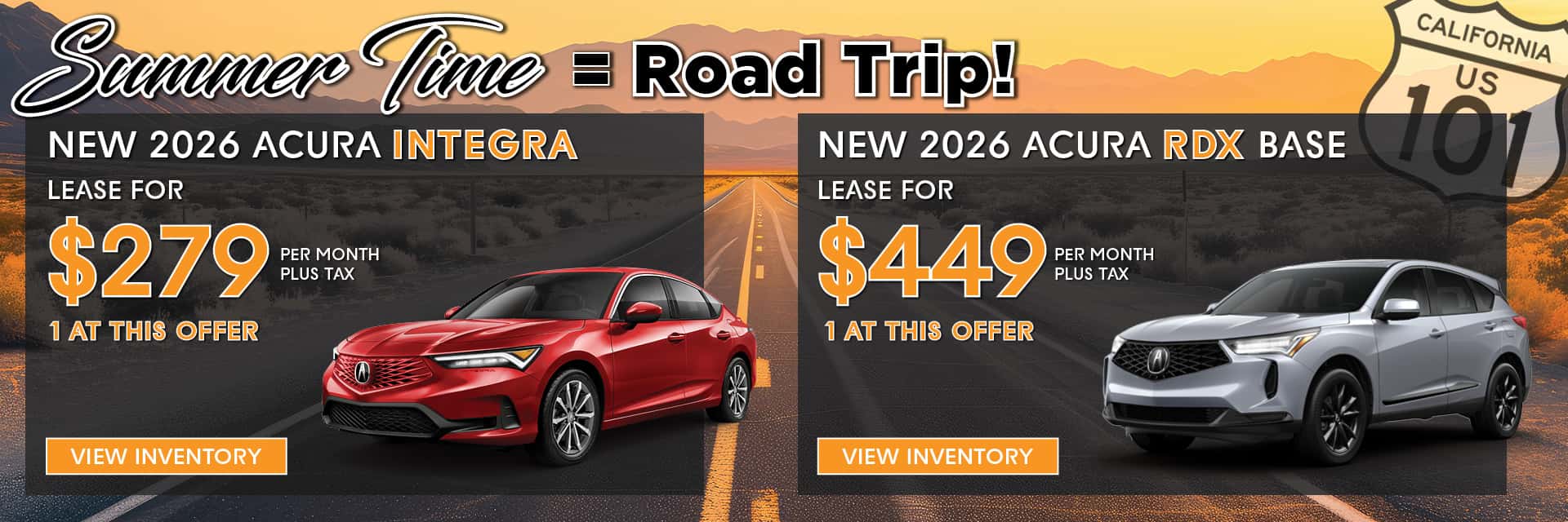 Capitol Acura offers on Integra & RDX
