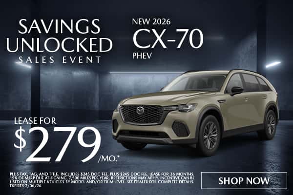 NEW 2026 MAZDA CX-70 PHEV