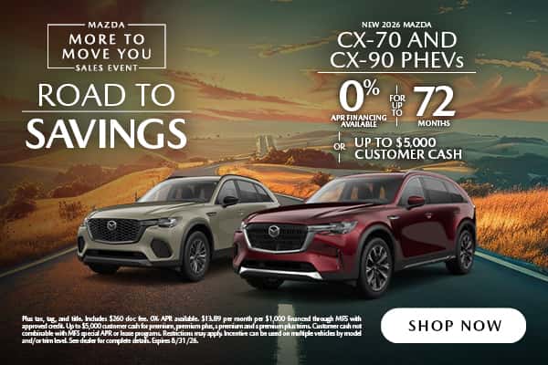 NEW 2026 MAZDA CX-70 AND CX-90 PHEVs