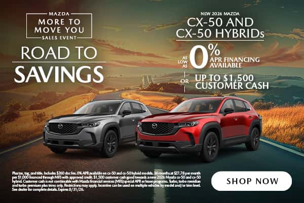 NEW 2026 MAZDA CX-50 AND CX-50 HYBRIDs