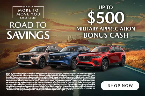 UP TO $500 MILITARY APPRECIATION BONUS CASH