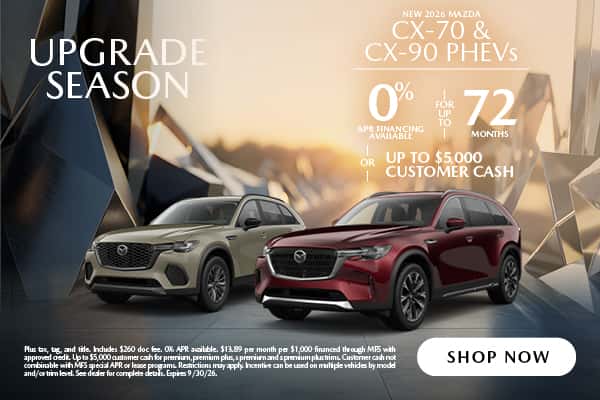NEW 2026 MAZDA CX-70 AND CX-90 PHEVs